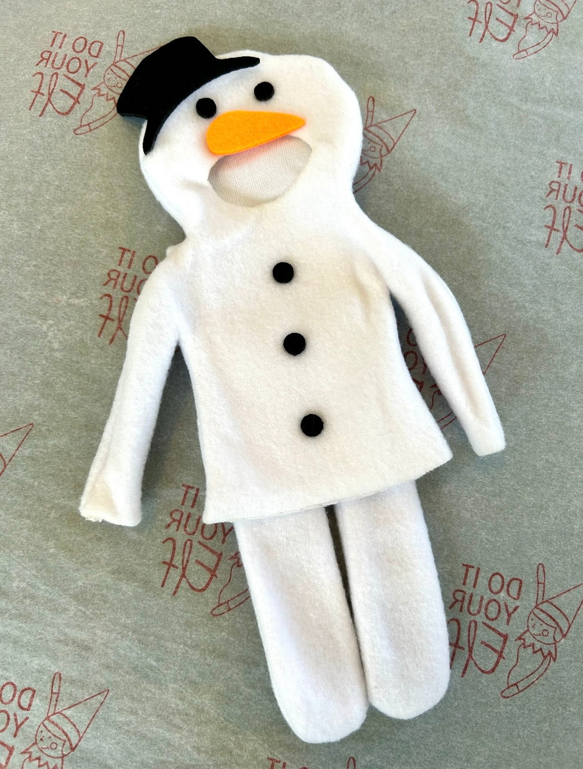 Snowman Elf Costume