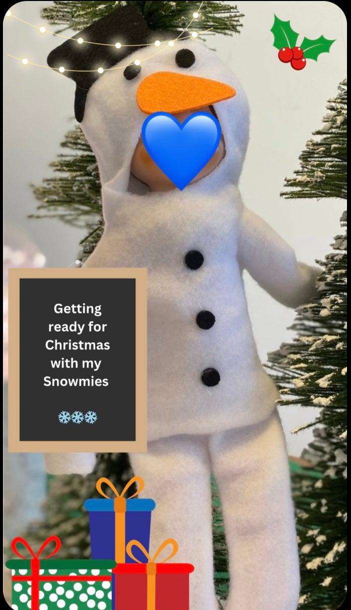 Snowman Elf Costume