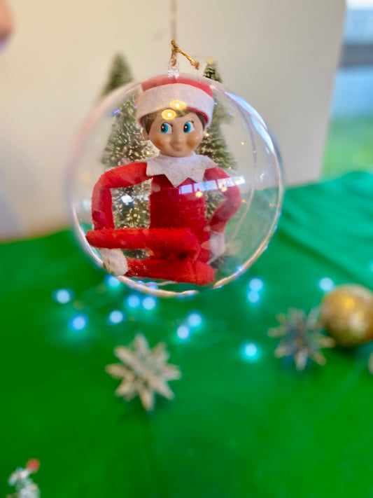 Elf Christmas bauble